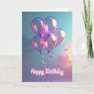 Cartão de Aniversário Esfera Sonhadora