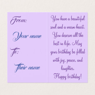 Cartão de Aniversário Especial