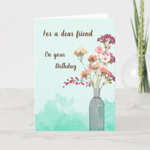 Cartão de Aniversário Especial para um amigo