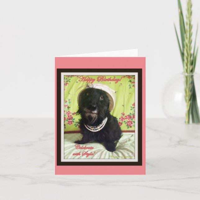 Cartão de Aniversário Estimulante (Frente)