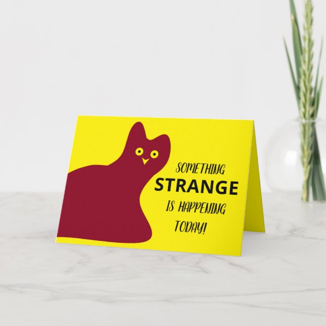 CARTÃO DE ANIVERSÁRIO "ESTRANGEIRO" (Frente)