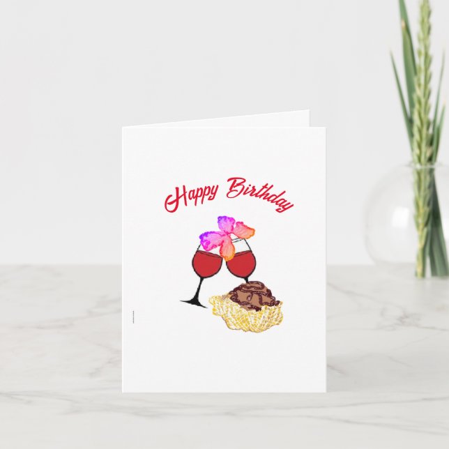 Cartão de Aniversário: Excelente Gal (Frente)