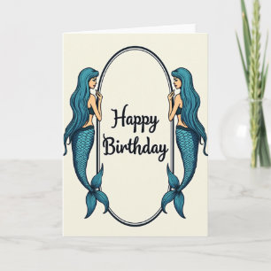Cartão de Aniversário Fantasia Azure