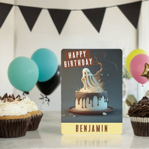 Cartão de Aniversário Fantasma