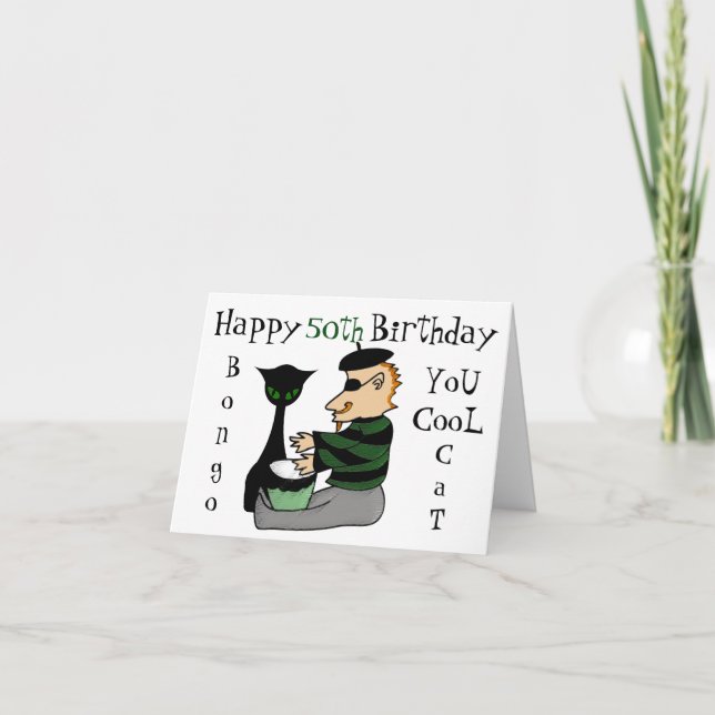 Cartão de aniversário feito sob encomenda da idade (Frente)