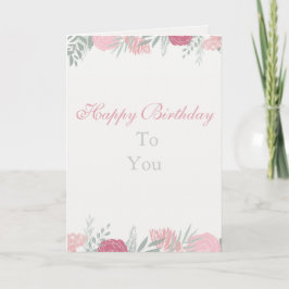 Cartão de aniversário feliz