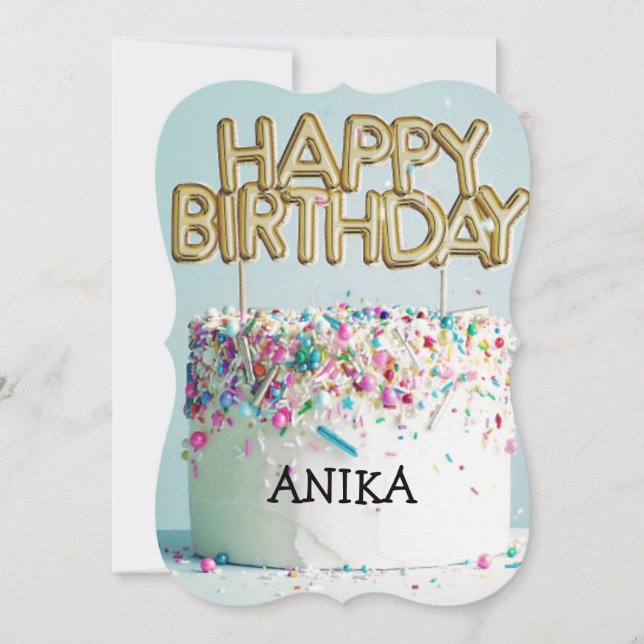 CARTÃO DE ANIVERSÁRIO FELIZ (Frente)
