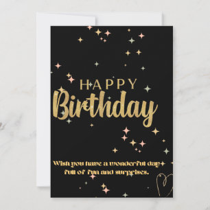 CARTÃO DE ANIVERSÁRIO FELIZ