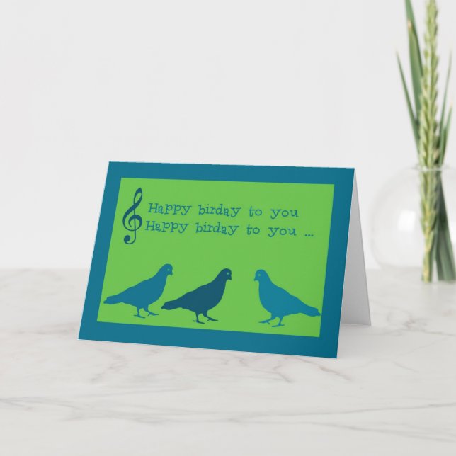 Cartão de aniversário feliz (Frente)