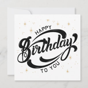 Cartão de Aniversário Feliz