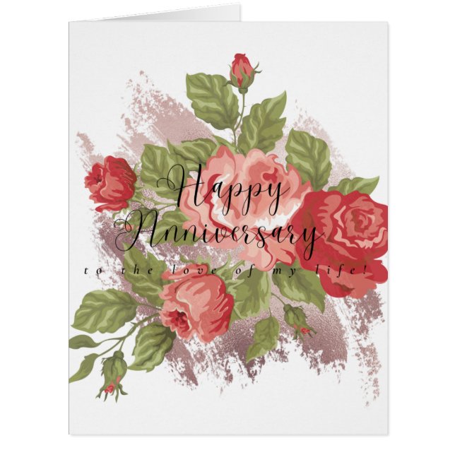 Cartão de aniversário "Feliz Aniversário" (Frente)