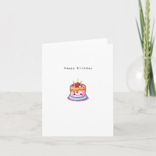 Cartão de aniversário, feliz aniversário, cartão d