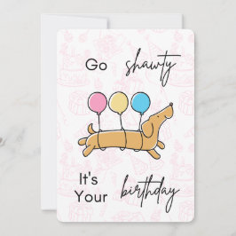 Cartão de Aniversário Feliz / Convite