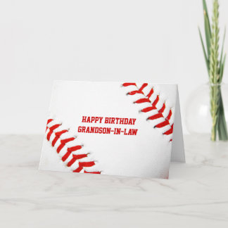 Cartão de Aniversário Feliz de Beisebol
