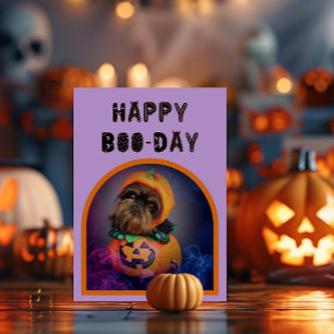 Cartão de Aniversário Feliz de Halloween
