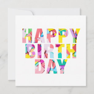 Cartão de Aniversário Feliz de IMAGEM PERSONALIZ