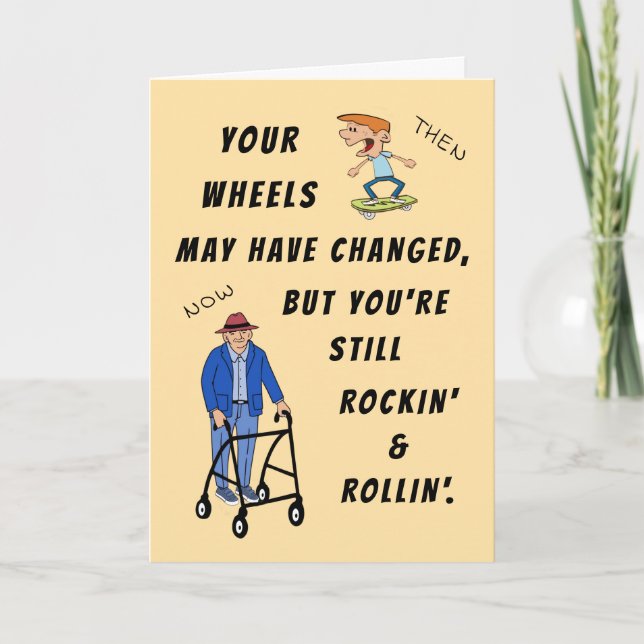 Cartão de Aniversário Feliz do Momento do Mais vel (Frente)