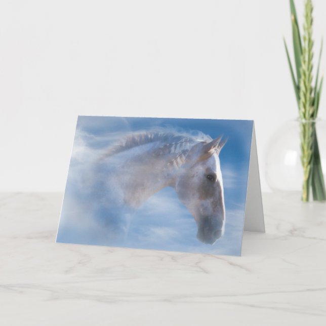 Cartão de Aniversário Feliz do Pôneo Indiano Nativ (Frente)