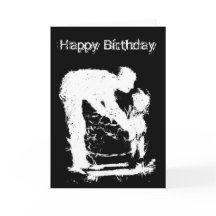 Cartão de Aniversário Feliz para Pai e Criança