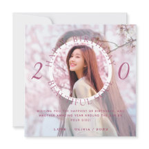 Cartão de Aniversário Feliz Personalizar Camada Du