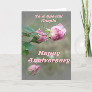 Cartão de Aniversário Feliz Rosa Rosa Rosa Rosa 