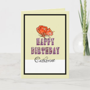 Cartão de Aniversário Feliz Única, Engraçado, Com