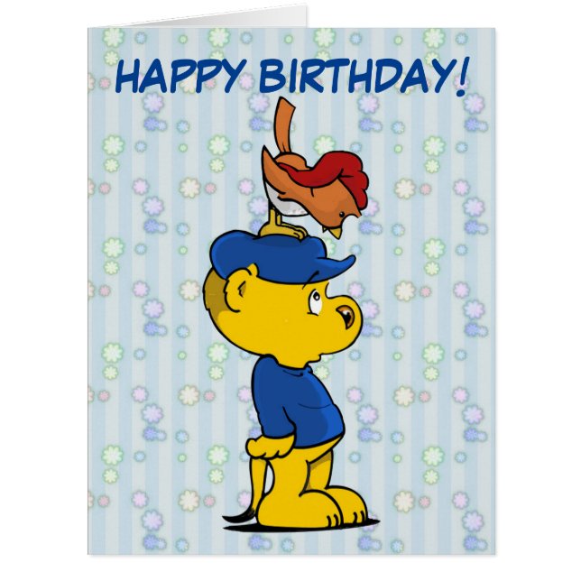 Cartão de Aniversário Ferald e Birzy (Frente)