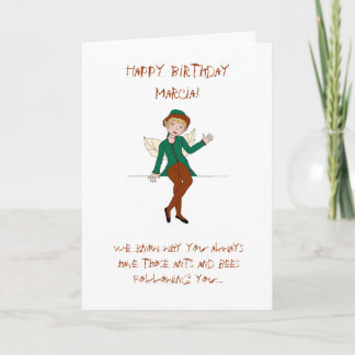 Cartão de Aniversário Filha
