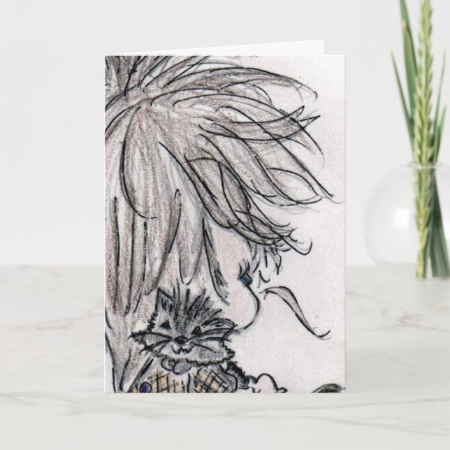 Cartão de Aniversário Filha (Frente)