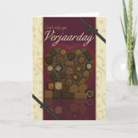 Cartão de aniversário flamengo - verjaardag de