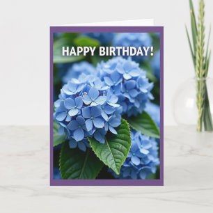 Cartão de Aniversário Flor de Açúcar