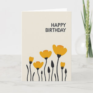 Cartão de Aniversário Flor de Laranjeira