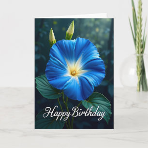 Cartão de Aniversário Flor de Trombeta Doce