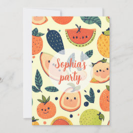 Cartão de Aniversário Fofo Kawaii de 3 anos