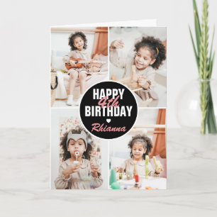 Cartão de aniversário fofo para foto, qualquer ida