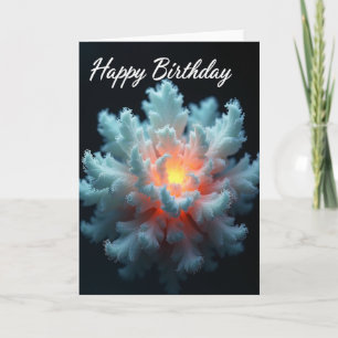 Cartão de Aniversário Frost Bloom