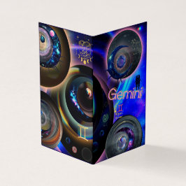 Cartão de aniversário Gemini