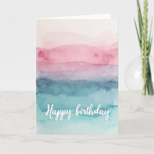 Cartão de Aniversário Gradiente