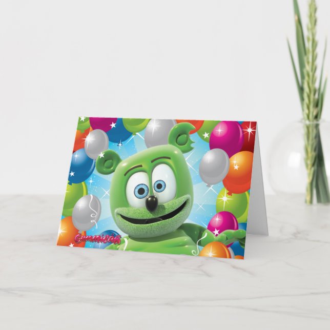 Cartão de Aniversário Gummibär (Frente)