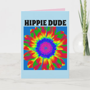 CARTÃO DE ANIVERSÁRIO HIPPIE DUDE