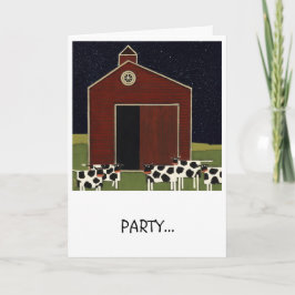 cartão de aniversário humorístico vacas bobas