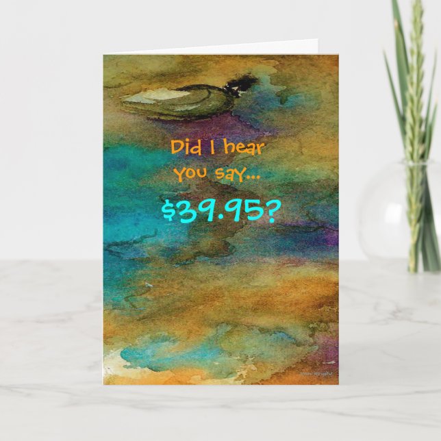 Cartão de Aniversário Humoroso De 40 Anos (Frente)