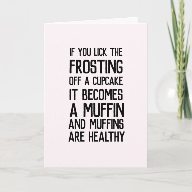 Cartão de Aniversário Humouroso (Frente)