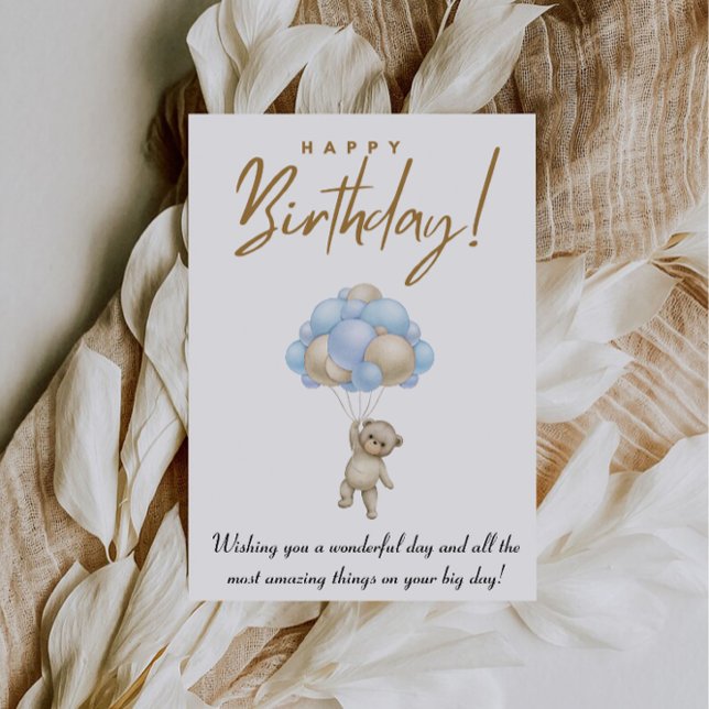 Cartão de Aniversário Imprimível (Printable Birthday Card)