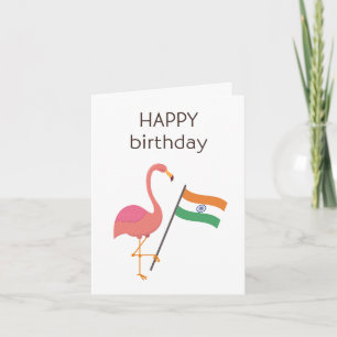 Cartão de Aniversário Indiano