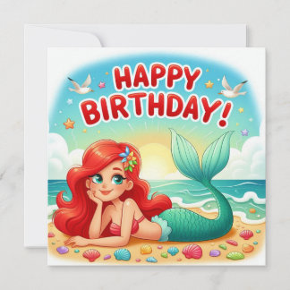 Cartão de aniversário infantil