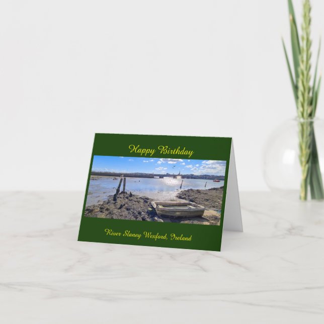 Cartão de Aniversário Irlandês (Frente)