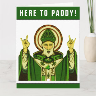 Cartão de Aniversário Irlandês Engraçado