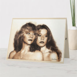 Cartão de aniversário "Irmã"