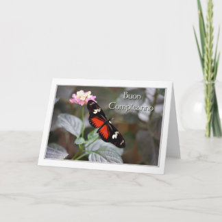 Cartão de aniversário italiano